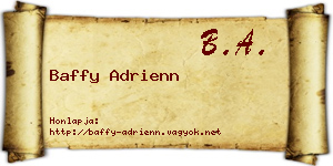 Baffy Adrienn névjegykártya